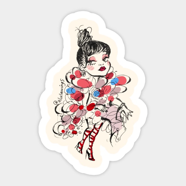 Star of the Met Gala Sticker by alulawings